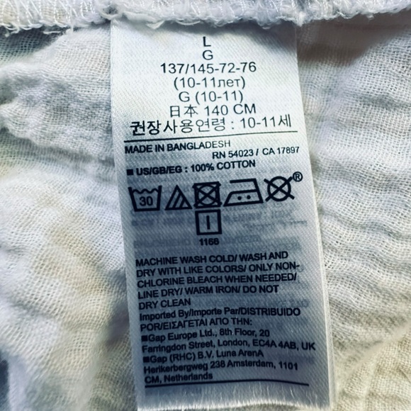 Gap Kids Girls Linen Cotton like Shorts Big Girls Large size 10 - Picture 6 of 6